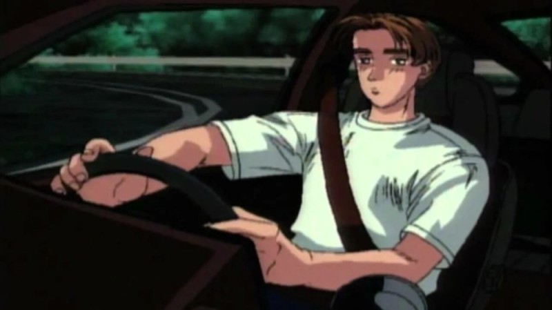 Создать мем: такуми фудживара гонщик, takumi fujiwara, initial d