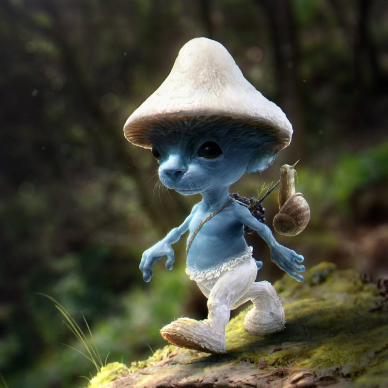 Create meme: fantasy creatures, Smurfs the legend of smurf hollow, Smurfs: The Lost Village