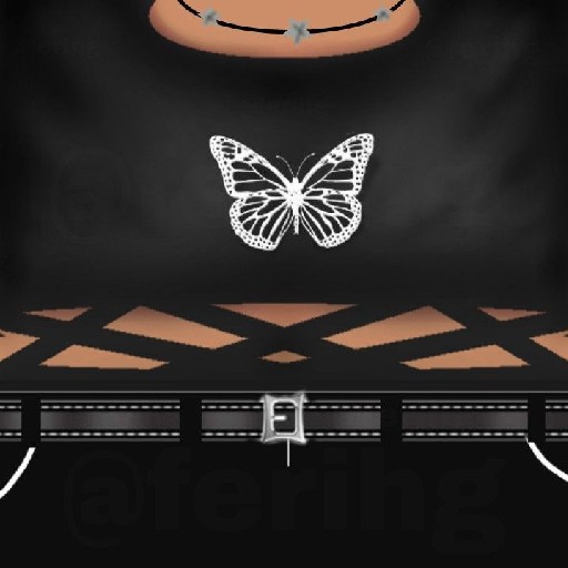 Create meme: t shirt for roblox, shirt for roblox, the butterfly is black and white