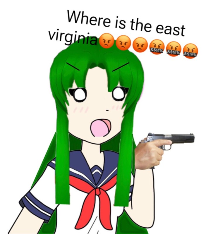 Create meme: Midori Gurin yandere, andere , yandere simulator