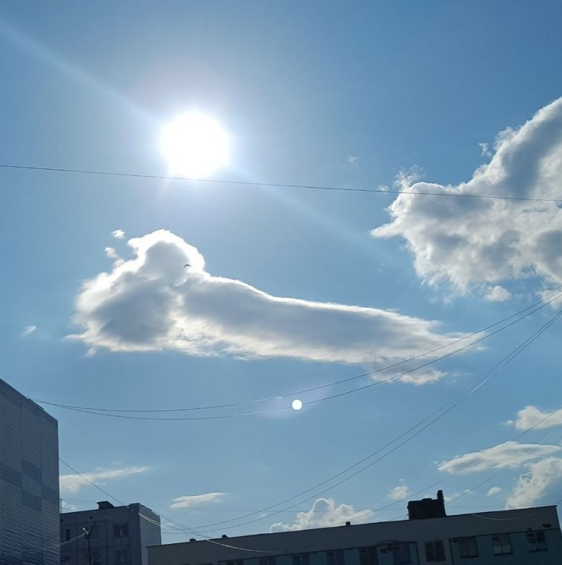 Create meme: unusual clouds, clouds , sky clouds