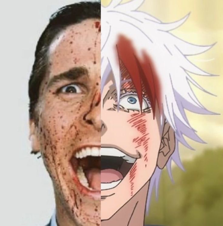 Create meme: Patrick Bateman, anime meme, American psychopath american psycho