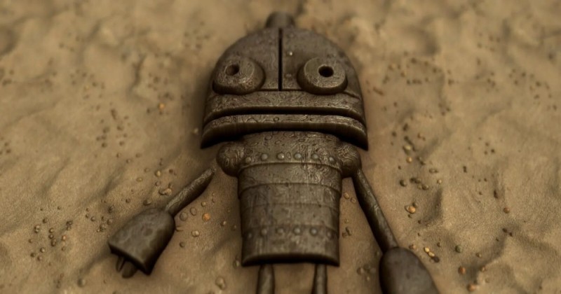 Создать мем: machinarium прохождение, робот стимпанк, старый робот