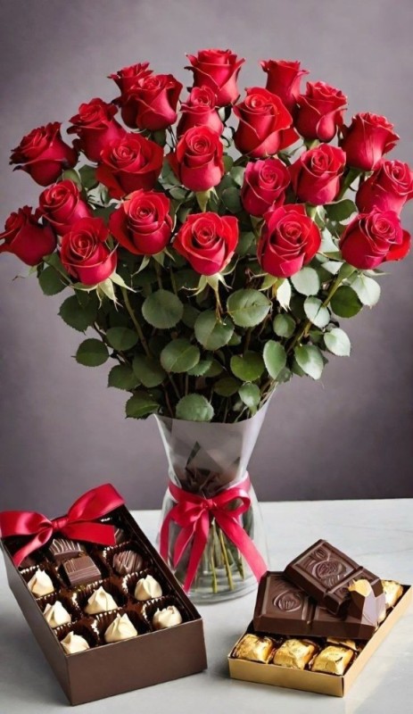 Create meme: rose chocolate, beautiful roses , beautiful bouquets of flowers