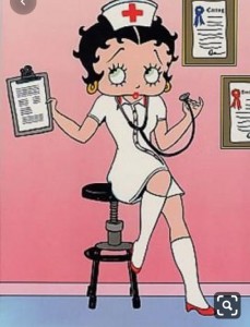Create meme: nurse, Betty boop character, nurse cartoon