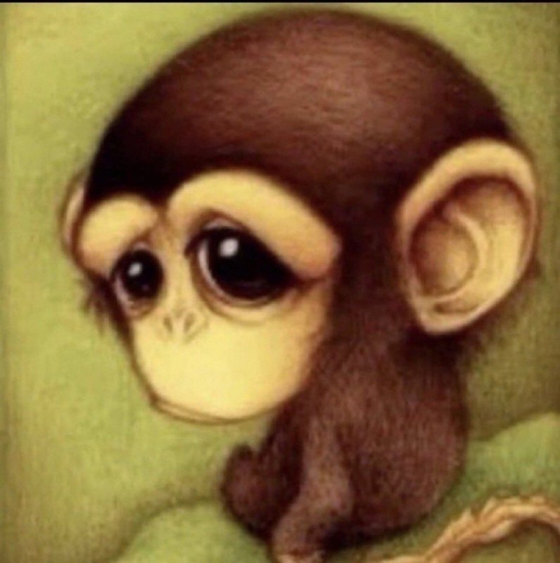 Create meme: sad monkey, sad monkey, monkey