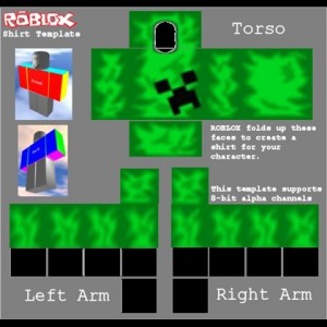 Create meme: roblox t shirt, red shirt roblox, creeper shirt for the get