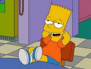 Create meme: the simpsons, the simpsons, Bart Simpson