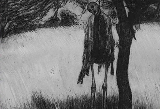 Create meme: Pencil drawings are scary, Alfred Kubin, creepy drawings to draw