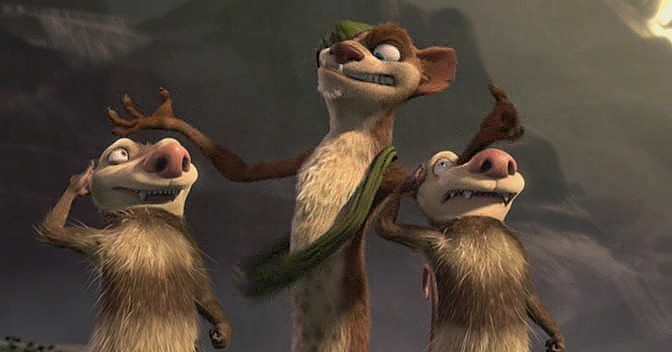 Create meme: Ice Age Crash and Eddie, Ice Age Adventures of Buck, heroes from the ice age