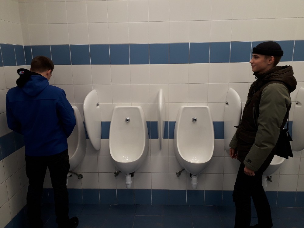 Create meme "urinal , images for public toilet, urinals for men" ...