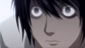 Create meme: death note, death note l, agent l death note