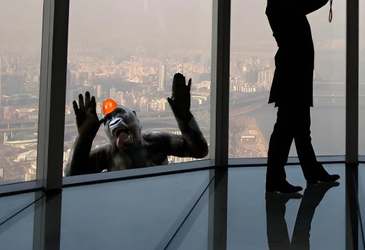 Create meme: flying air tube, panoramic windows, oko tower