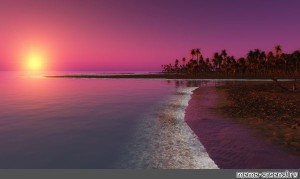 Create meme: sunset , sunset sea, pink sunset 