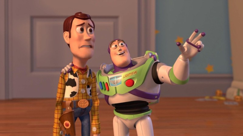 Create meme: Buzz Lightyear infinity is not the limit, buzz Lightyear, buzz and woody