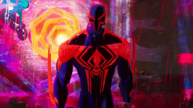 Create meme: Spider-man 2099 miguel O'hara, spider-man through universes 2 2022, Spider-Man