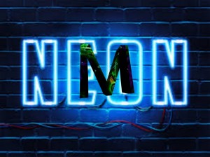 Create meme: logo, neon, neon signs