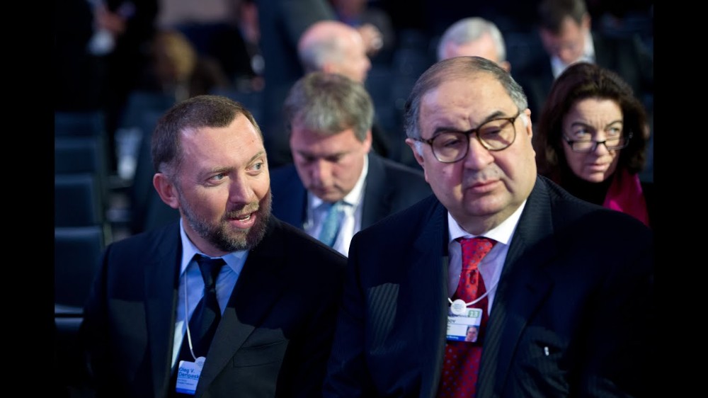 Create meme: Alisher Usmanov Oleg Deripaska, Russian oligarchs , oligarchs of russia