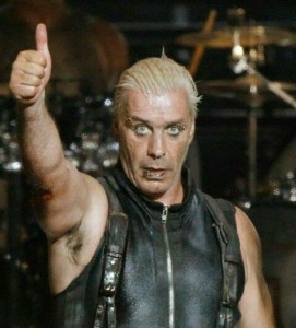 Create meme: the leader of the band Ramstein, till Lindemann, rammstein till Lindemann, rammstein