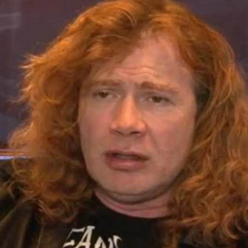 Create meme: Dave Mustaine , dave mustaine memes, male 