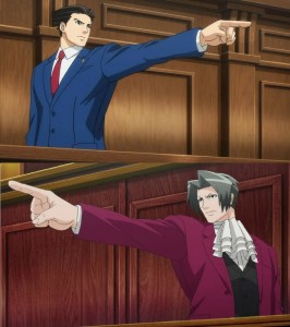 Create meme: ace attorney