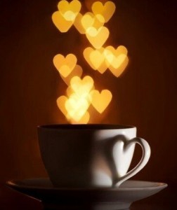 Create meme: a Cup of coffee, love coffee, Cup of tea with love