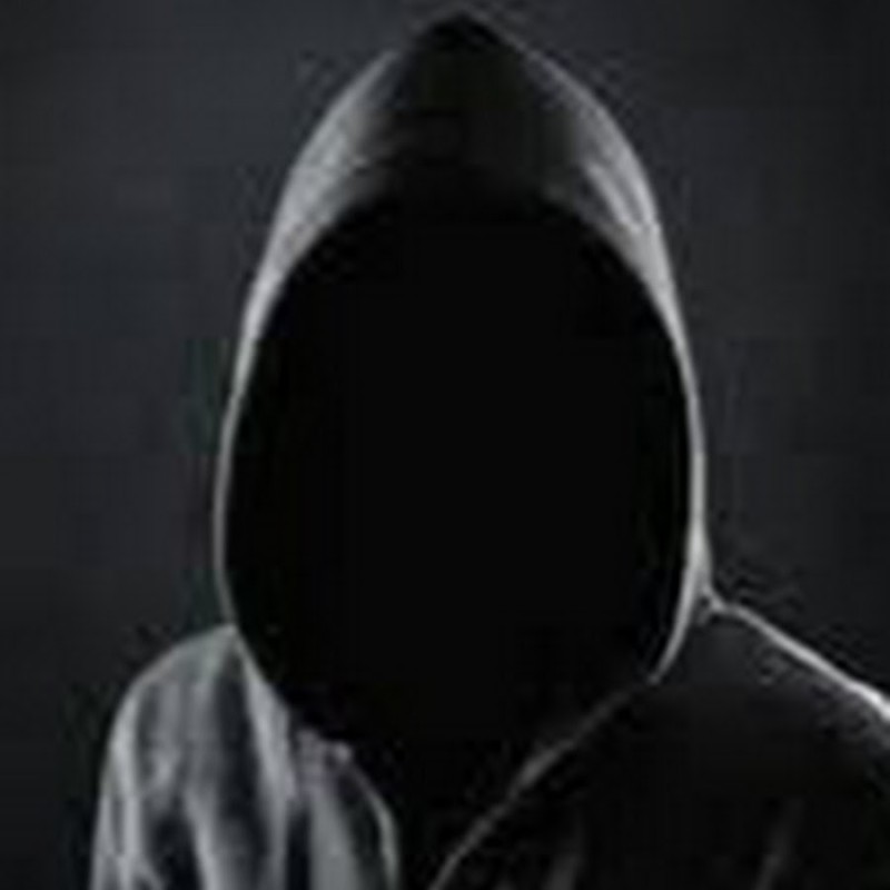 Create meme: in a hood without face, the hooded man, anonymous 