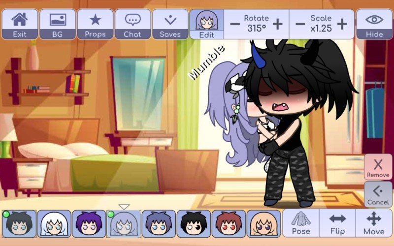 Create meme: gacha life, gacha life room, gacha life 2