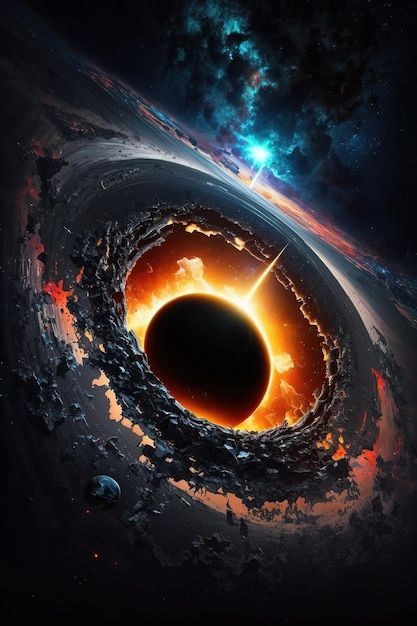 Create meme: space is a black hole, In a black hole, black hole interstellar 