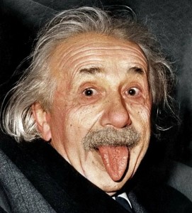 Create meme: Einstein with his tongue hanging out, albert Einstein, Einstein shows tongue