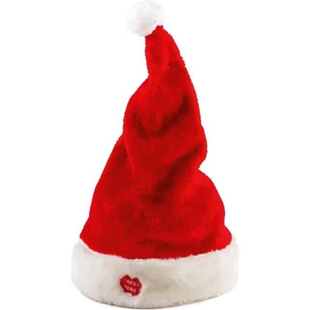 Create meme: singing christmas hat, dancing hat new year, hat of Santa Claus 