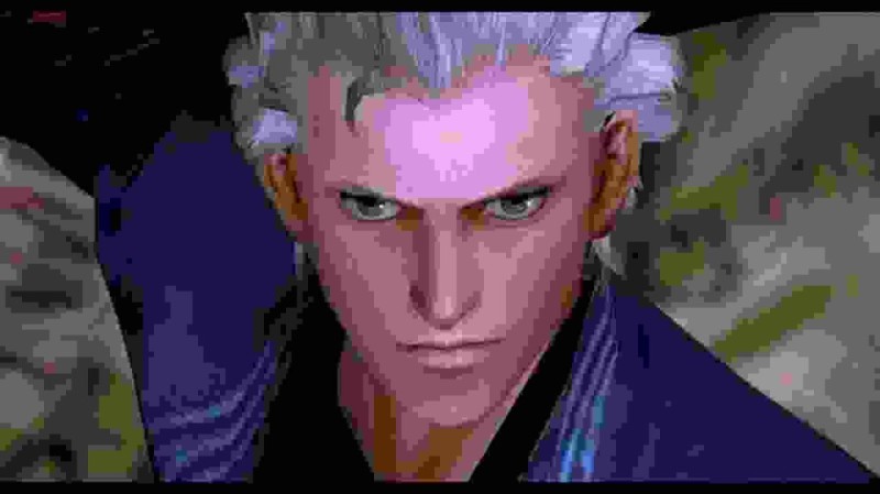 Create meme: dmc virgil power, virgil dmc, virgil smiles dmc3