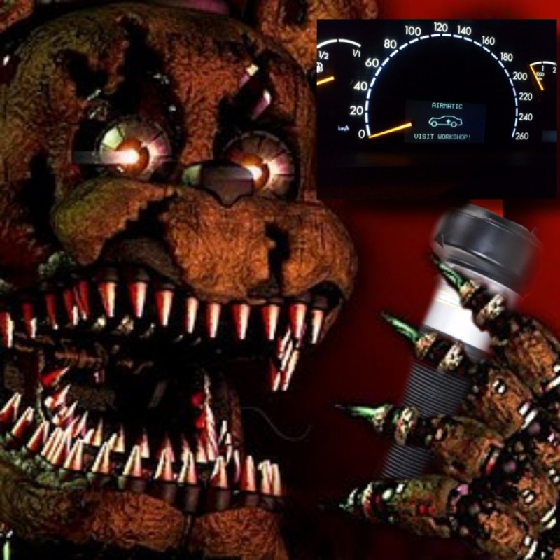 Create meme: five nights at freddys 2 , animatronic freddy, screamer fnaf 4