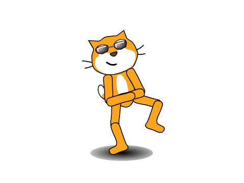 Create meme: scratch, scratch the cat, scratch animation