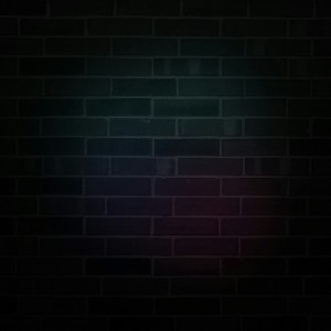 Create meme: black brick wall