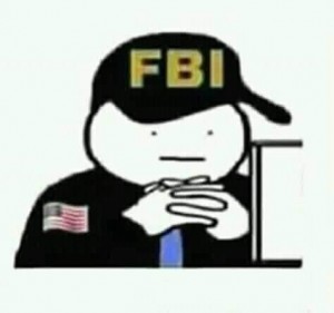 Create meme: anime amino, anime, fbi