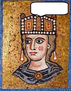 Создать мем: мозаика равенны императрица феодора, император юстиниан 1 византийская мозаика, феодора византийская императрица мозайка