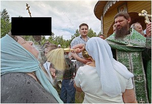 Create meme: the Russian Orthodox Church, christening