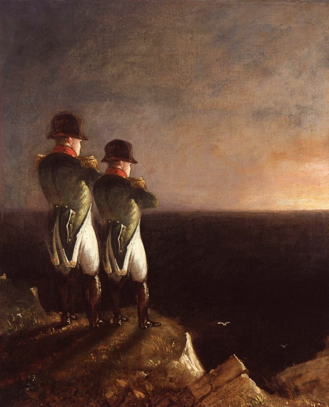 Create meme: painting of napoleon, Napoleon on St. Helena painting, Napoleon on the island of Saint Helena
