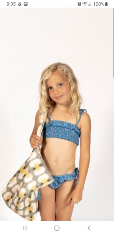 Create meme: kids swimwear, little girls in swimsuits, children's separate swimsuit