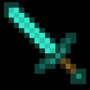 Создать мем: minecraft diamond, diamond sword minecraft, алмазный меч майнкрафт