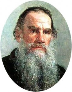 Create meme: Russian writers of the classics, writer, Leo Tolstoy eloquence exactly pearl Shine content