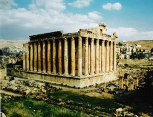 Create meme: temple, bacchus, lebanon