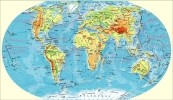 Create meme: atlas geography physical map of the world, A full-screen physical map of the world, geographical map of the world