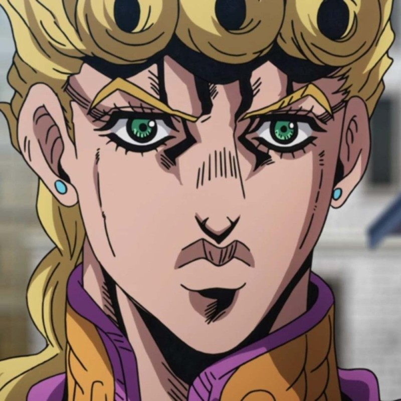 Create meme: Jojo's adventures, giorno Giovanna, jojo giorno