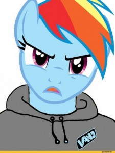 Create meme: dash, everypony, pony