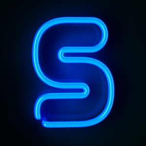 Create meme: neon letter s, neon, neonova