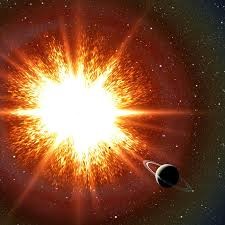 Create meme: supernova explosion (flare), the explosion of a supernova , Betelgeuse supernova explosion