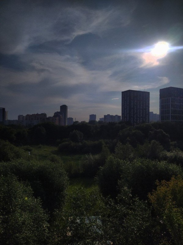 Create meme: darkness, sunset , Moscow 