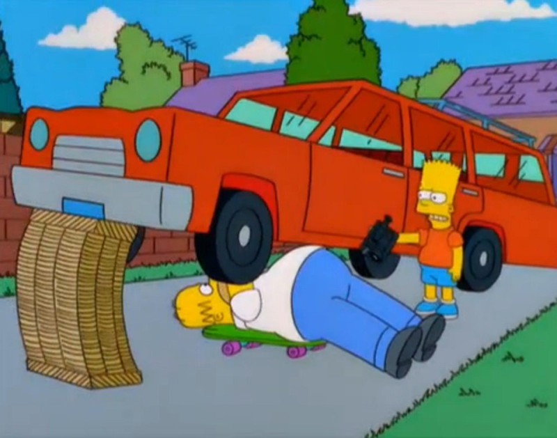 Create meme: The Simpsons Tetris Machine, homērs simpsons, Homer Simpson's car